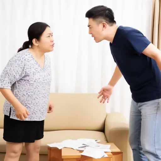 我父母总是为钱争吵。