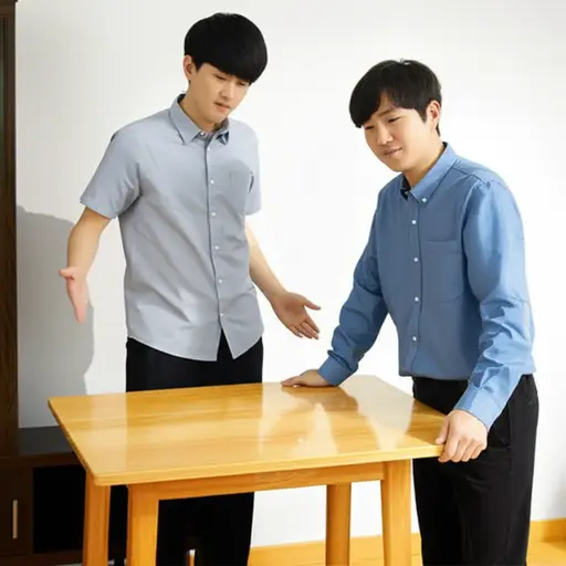 你能帮我抬一下这张桌子吗？