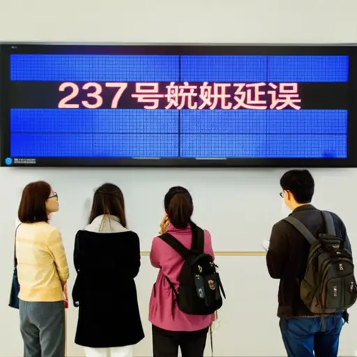 我们对237号航班的晚点表示遗憾。