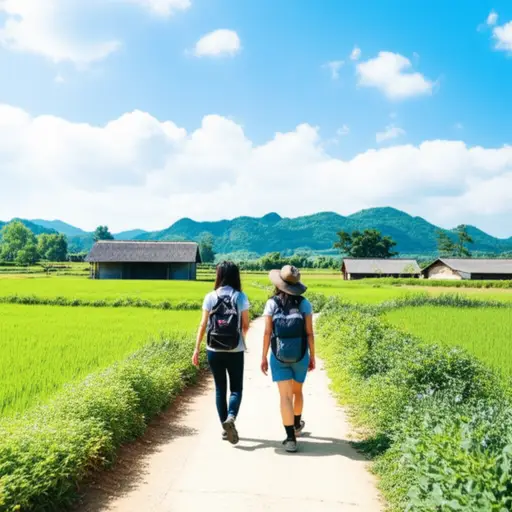 我们决定徒步探索乡村。