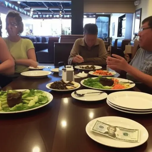 每餐每人20美元。