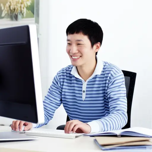 我喜欢我的工作。