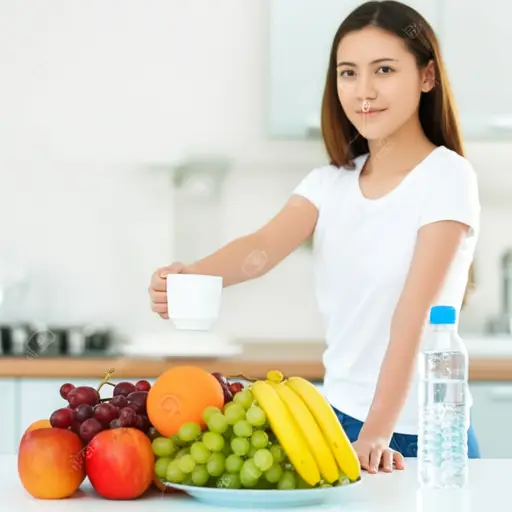 为了健康，她决定戒掉咖啡。