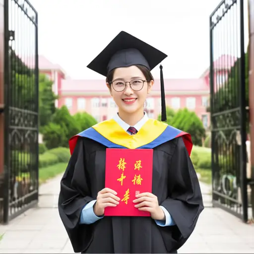 她是一名高中毕业生。