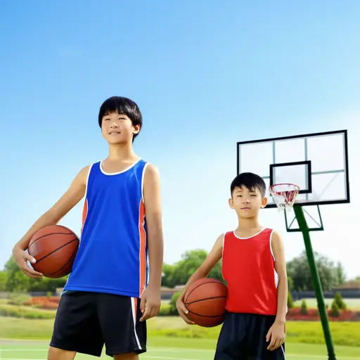 我和我表弟周末要去打篮球。