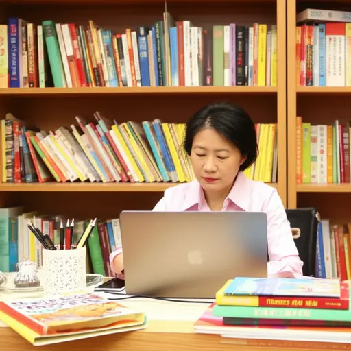 她是一位成功的儿童文学作家。