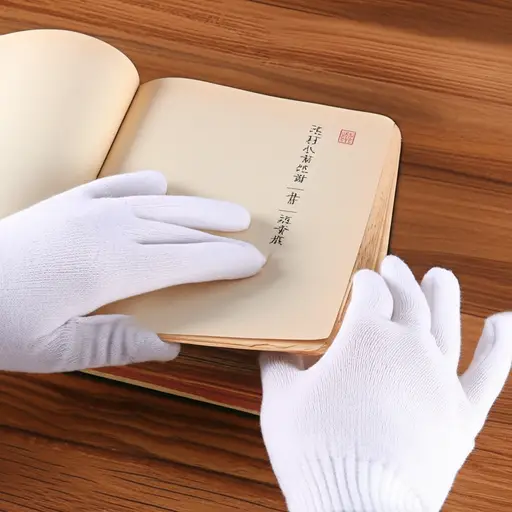 对这些旧书你必须非常小心，因为纸张很容易撕裂。