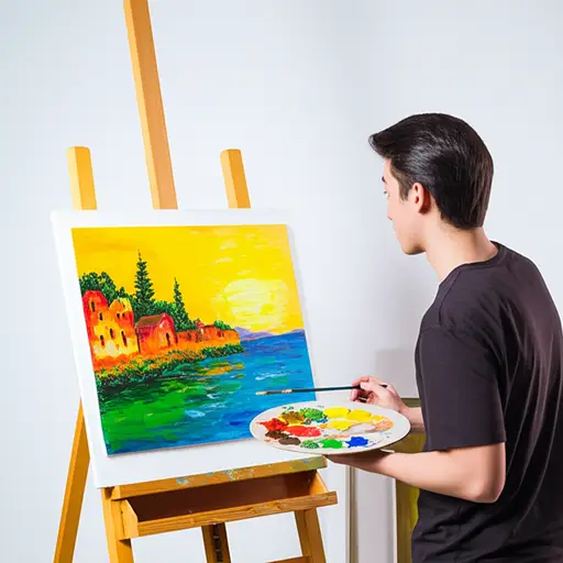 哇！你画了这幅画吗？太棒了！