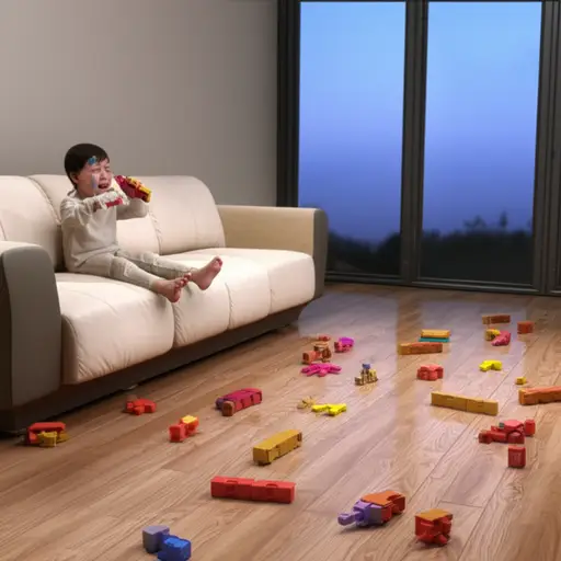 将年幼的孩子独自留在家里是违法的。