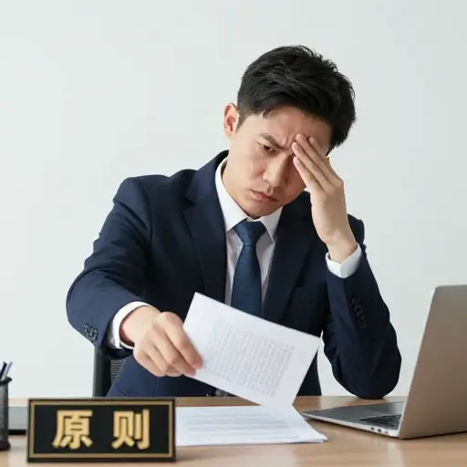 我不能批准这个行为；这是个原则问题。