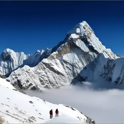 那座山的高度令人难以置信。