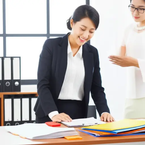 我的助理帮我整理好了会议资料。