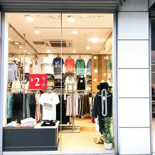 这家商店卖的T恤很便宜。