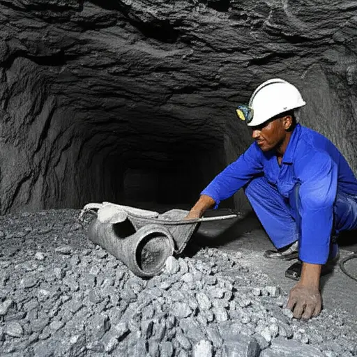 他曾在南非的钻石矿工作。