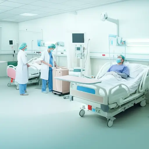 我们当地医院的护理标准非常出色。