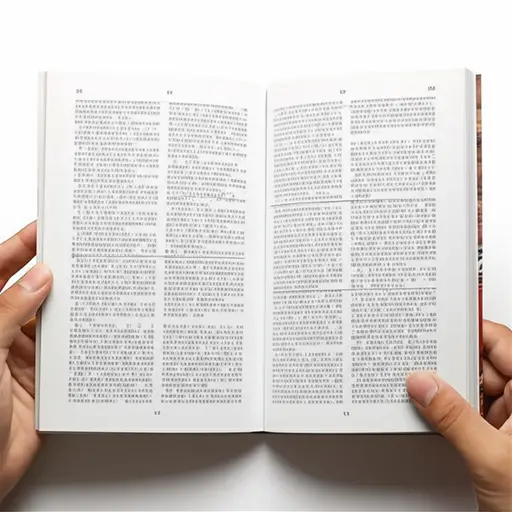 杂志这一页上的文字非常小。