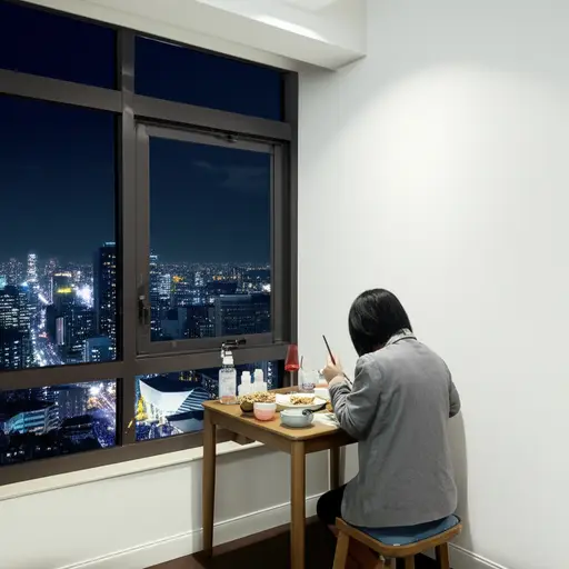 独自生活的人数每年都在增加。