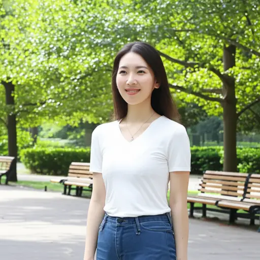 她是一位单身女性。