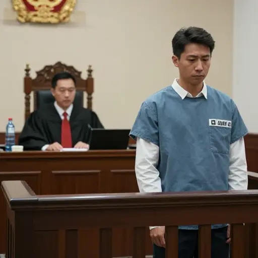 法庭决定将这名腐败官员监禁十年。