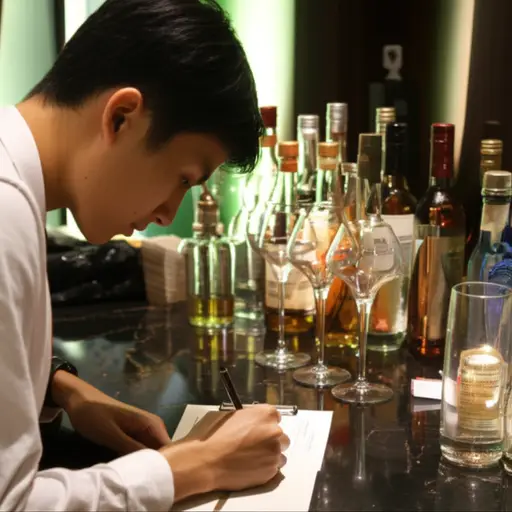 我朋友申请了那家新酒店的酒吧招待工作。