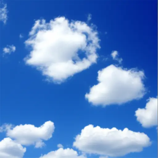 今天天气真好，天空很美。