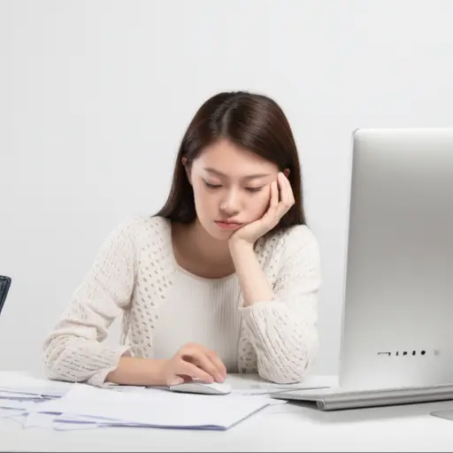 她说她累了，但补充说她会把工作完成。