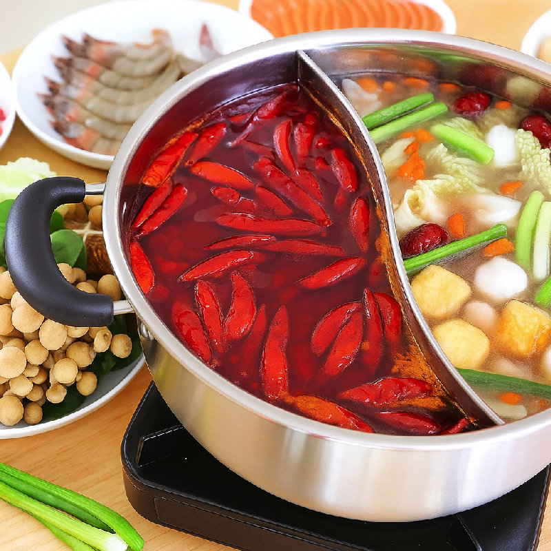 他们喜欢吃火锅。