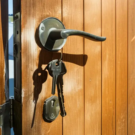 哦，别忘了锁后门。