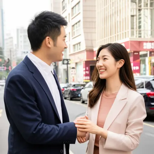 我以前见过他的妻子。