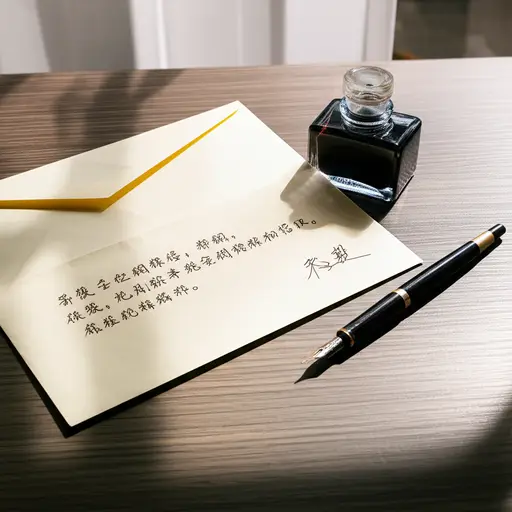 我们作为笔友通信多年，但从未见过面。