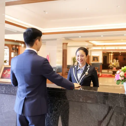 他预订了两晚的酒店。