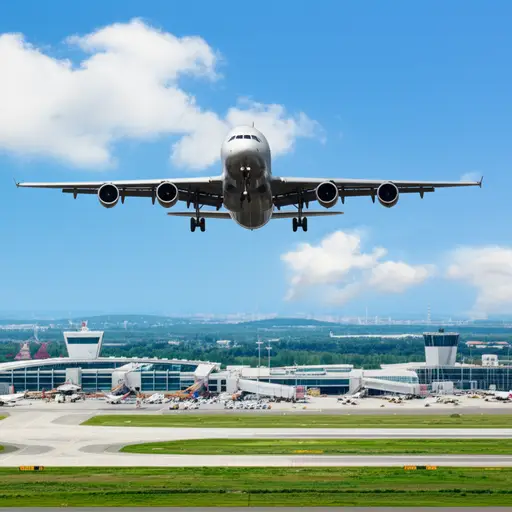 我们从希思罗机场飞往盖特威克机场。