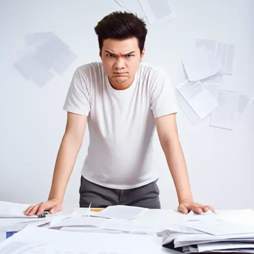 我对这种情况感到不满。