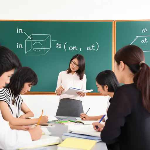 我们在语法课上学了关于介词的知识。