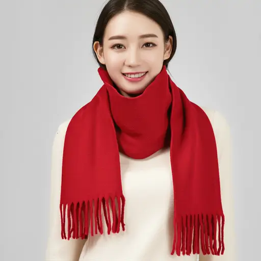 我有一条长围巾。