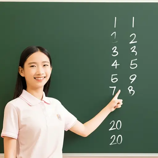 她可以准确无误地从一数到二十。