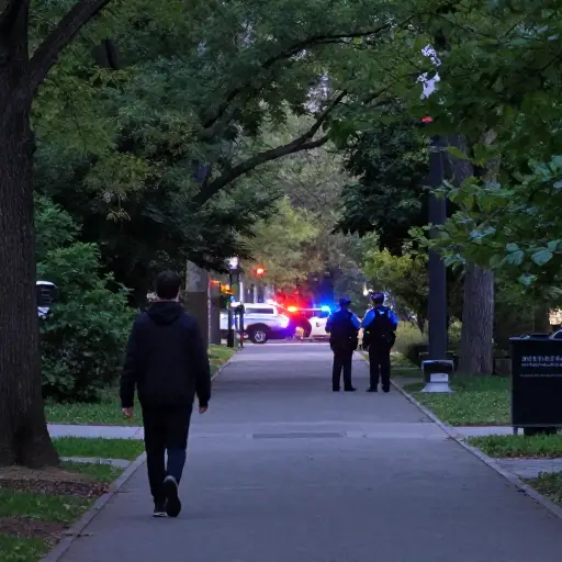 警方正在追捕一名在公园里以独行者为目标的行凶者。
