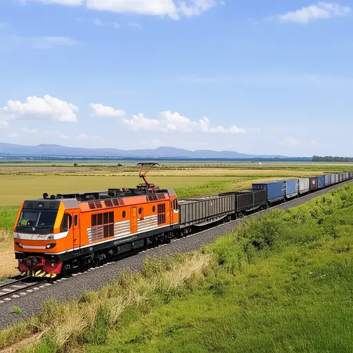 更多货物应该通过铁路运输。