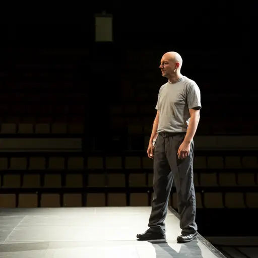 他是一位不知名的演员。