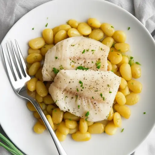 我推荐 'batatas com bacalhau'，这是一道煮鳕鱼配煮土豆的菜。