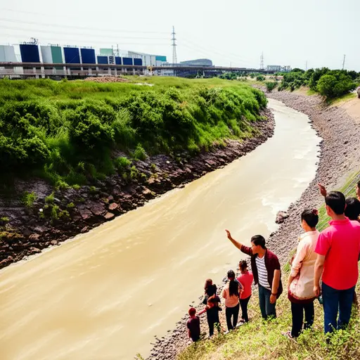 该公司被指控污染了当地的河流。