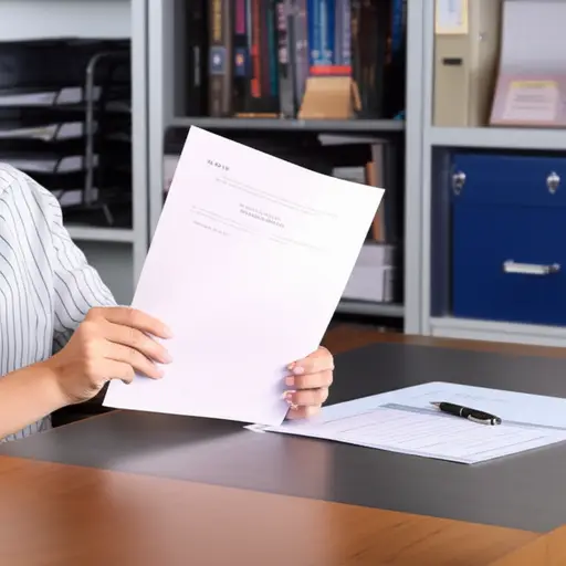 申请时你可能需要一份法律文件。