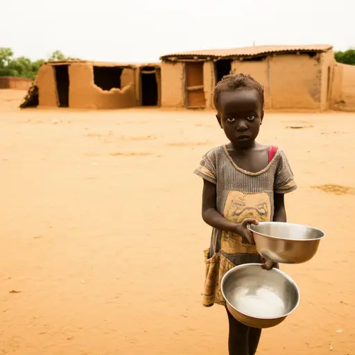 许多贫困国家的儿童缺乏适当的营养。