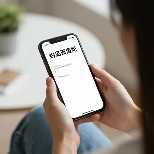 我给她发了短信，约时间见面。