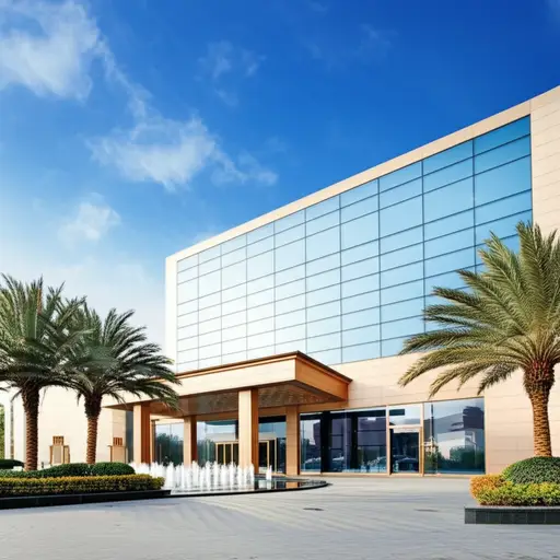 他们度假期间住在一家豪华酒店。