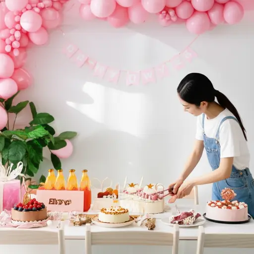 我们打算和一些朋友在家庆祝我丈夫的生日，所以我正在为派对准备一切。