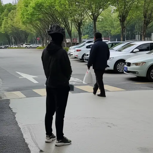 我去把车开过来，你在这里等一下。