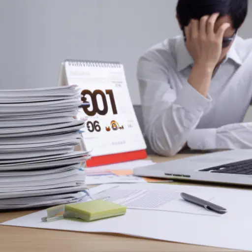 我有一大堆工作要在明天之前完成。