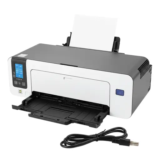 这台打印机没有墨水了。