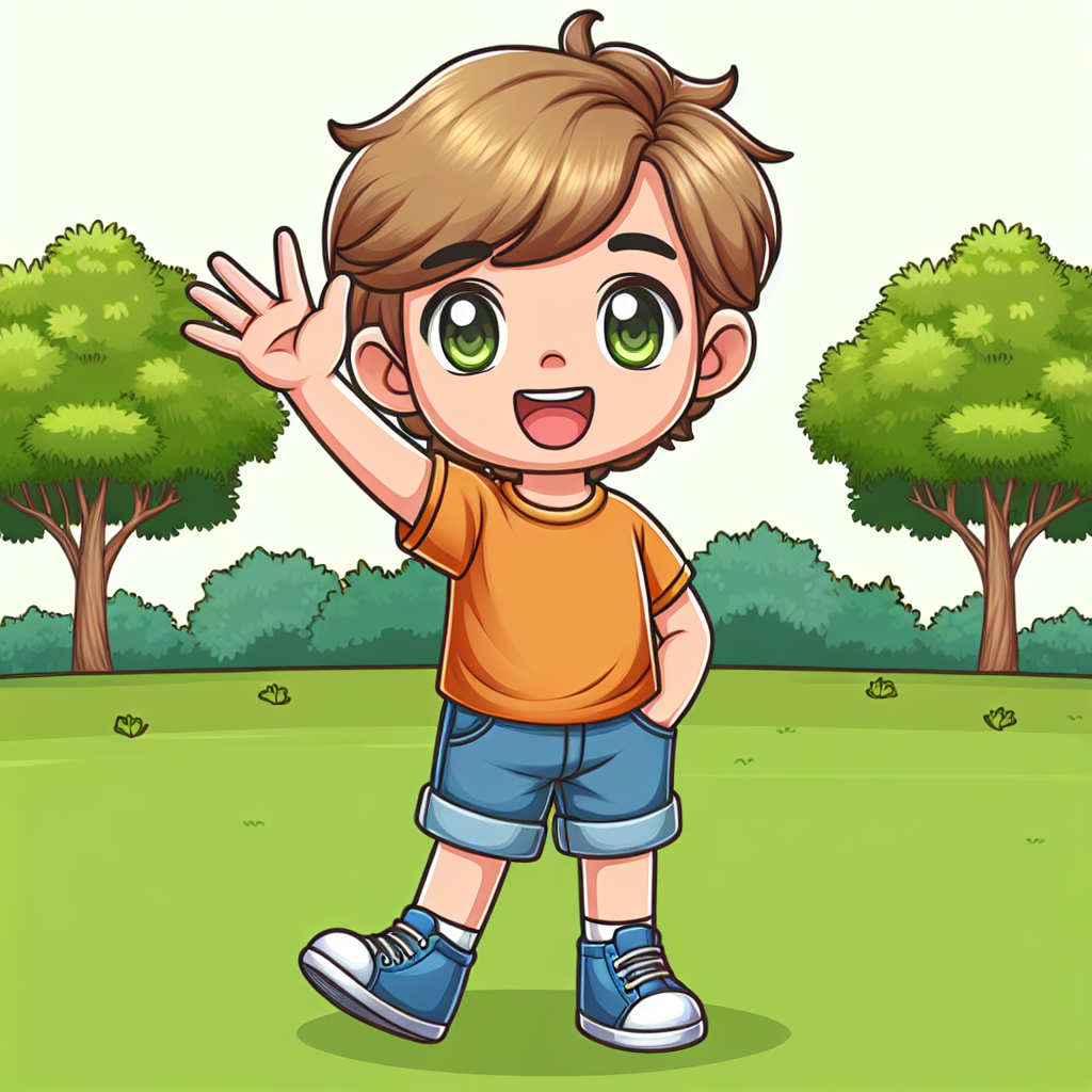 挥挥你的手臂。